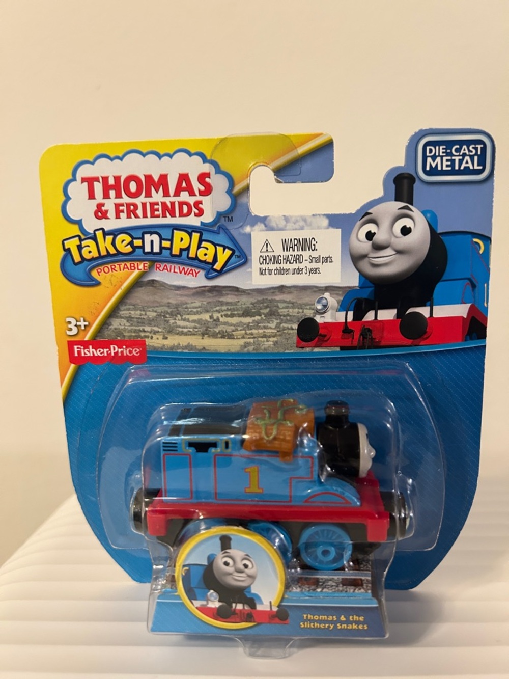 Fisher-Price Blue & Red Thomas Take-n-Play Die-Cast Engine